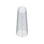 Gabionensäule Durchmesser 47 cm MW 5 x 5 cm rund