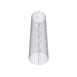 Gabionensäule Durchmesser 47 cm MW 5 x 5 cm rund
