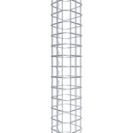 Gabionensäule eckig 17 cm x 17 cm, 80 cm Höhe, MW 5 cm x 5 cm