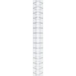 Gabionensäule eckig 22  cm x 22  cm, 200 cm Höhe, MW 5 cm x 10 cm