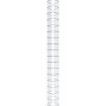 Gabionensäule eckig 22  cm x 22  cm, 230 cm Höhe, MW 5 cm x 10 cm