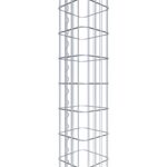 Gabionensäule eckig 22  cm x 22  cm, 80 cm Höhe, MW 5 cm x 10 cm