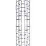 Gabionensäule eckig 22  cm x 22  cm, 80 cm Höhe, MW 5 cm x 5 cm
