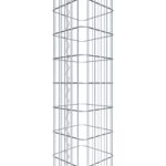 Gabionensäule eckig 27  cm x 27  cm, 80 cm Höhe, MW 5 cm x 10 cm