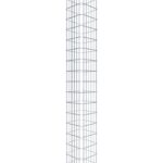 Gabionensäule eckig 32  cm x 32  cm, 200 cm Höhe, MW 5 cm x 10 cm