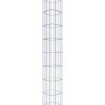 Gabionensäule eckig 32  cm x 32  cm, 200 cm Höhe, MW 5 cm x 20 cm