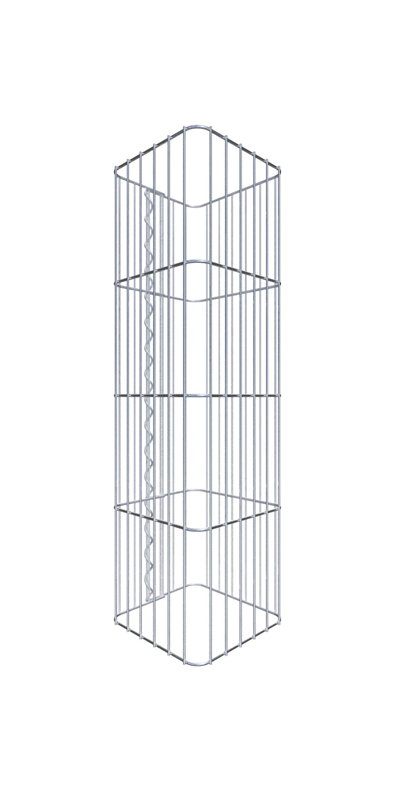 Gabionensäule eckig 32 cm x 32 cm Gabionensäule eckig 32 cm x 32 cm, 80 cm Höhe, MW 5 cm x 20 cm - Image 1