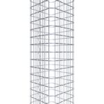 Gabionensäule eckig 32  cm x 32  cm, 80 cm Höhe, MW 5 cm x 5 cm