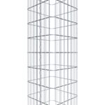 Gabionensäule eckig 37  cm x 37  cm, 80 cm Höhe, MW 5 cm x 10 cm