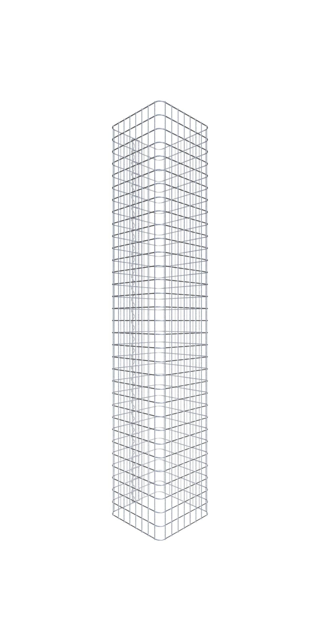 Gabionensäule eckig 42 cm x 42 cm Gabionensäule eckig 42 cm x 42 cm, 160 cm Höhe, MW 5 cm x 5 cm - Image 1