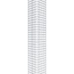 Gabionensäule eckig 42  cm x 42  cm, 200 cm Höhe, MW 5 cm x 5 cm