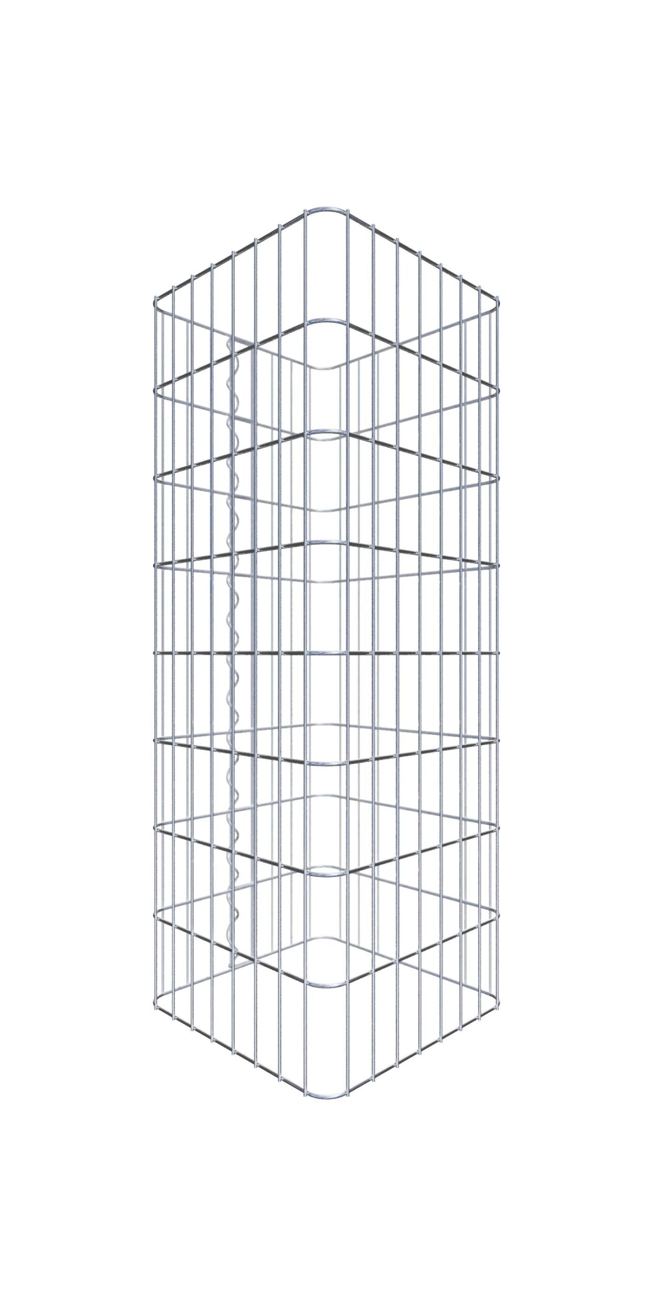 Gabionensäule eckig 42 cm x 42 cm Gabionensäule eckig 42 cm x 42 cm, 80 cm Höhe, MW 5 cm x 10 cm - Image 1
