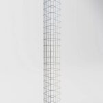 Gabionensäule eckig feuerverzinkt, 22 cm x 22 cm, 200 cm Höhe, MW 5 cm x 10 cm
