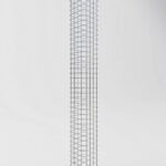 Gabionensäule eckig feuerverzinkt, 22 cm x 22 cm, 200 cm Höhe, MW 5 cm x 5 cm