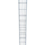 Gabionensäule eckig feuerverzinkt, 27,3 cm x 27,3 cm, 200 cm Höhe,  MW 5 cm x 20 cm, 8/6 mm Draht