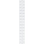 Gabionensäule rund 22 cm Durchmesser, 200 cm Höhe, Maschenweite 5 cm x 10 cm