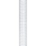 Gabionensäule rund 37  cm Durchmesser, 200  cm Höhe, Maschenweite 5 cm x 5 cm