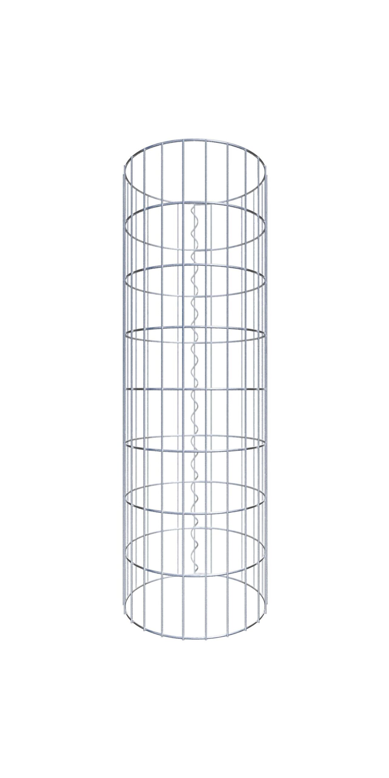 Gabionensäule rund 37 cm Durchmesser Gabionensäule rund 37 cm Durchmesser, 80 cm Höhe, Maschenweite 5 cm x 10 cm - Image 1