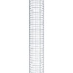 Gabionensäule rund 47 cm Durchmesser, 200 cm Höhe, Maschenweite 5 cm x 5 cm