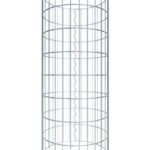 Gabionensäule rund 47  cm Durchmesser, 80  cm Höhe, Maschenweite 5 cm x 10 cm