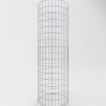 Gabionensäule rund 52  cm Durchmesser, 160  cm Höhe, Maschenweite 5 cm x 10 cm