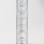 Gabionensäule rund 52  cm Durchmesser, 230  cm Höhe, Maschenweite 5 cm x 5 cm