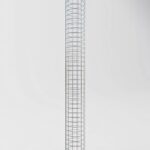 Gabionensäule rund feuerverzinkt, 22 cm Durchmesser, 200 cm Höhe, MW 5 cm x 5 cm