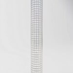 Gabionensäule rund feuerverzinkt, 27 cm Durchmesser, 200 cm Höhe, MW 5 cm x 5 cm