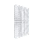 Gabionenzaun Länge 107 cm, Höhe 160 cm, Tiefe 17 cm, Maschenweite 5 x 5 cm