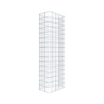 Gabionenzaun Länge 52 cm, Höhe 160 cm, Tiefe 32 cm, Maschenweite 5 x 10 cm