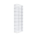 Gabionenzaun Länge 57 cm, Höhe 160 cm, Tiefe 27 cm, Maschenweite 5 x 20 cm