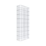 Gabionenzaun Länge 67 cm, Höhe 160 cm, Tiefe 27 cm, Maschenweite 5 x 20 cm