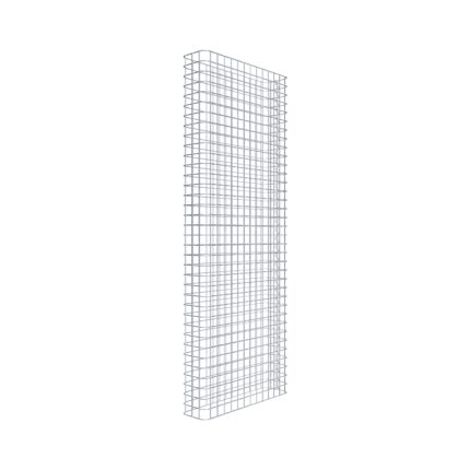 Gabionenzaun Länge 67 cm, Höhe 180 cm, Tiefe 17 cm, Maschenweite 5 x 5 cm
