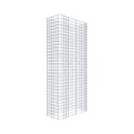 Gabionenzaun Länge 72 cm, Höhe 160 cm, Tiefe 32 cm, Maschenweite 5 x 5 cm