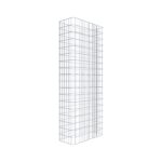 Gabionenzaun Länge 72 cm, Höhe 180 cm, Tiefe 32 cm, Maschenweite 5 x 10 cm