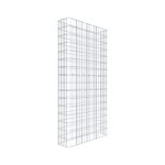 Gabionenzaun Länge 82 cm, Höhe 160 cm, Tiefe 22 cm, Maschenweite 5 x 10 cm