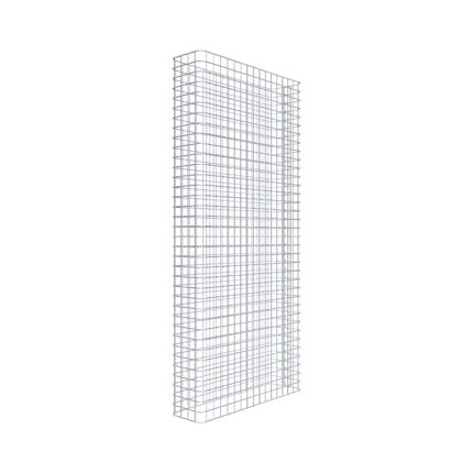Gabionenzaun Länge 82 cm, Höhe 180 cm, Tiefe 22 cm, Maschenweite 5 x 5 cm