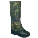 Gamaschen Pro flecktarn mit Stahlseil – Wasserdicht Outdoor Schuhe | Outdoor Militär Tactical Gear