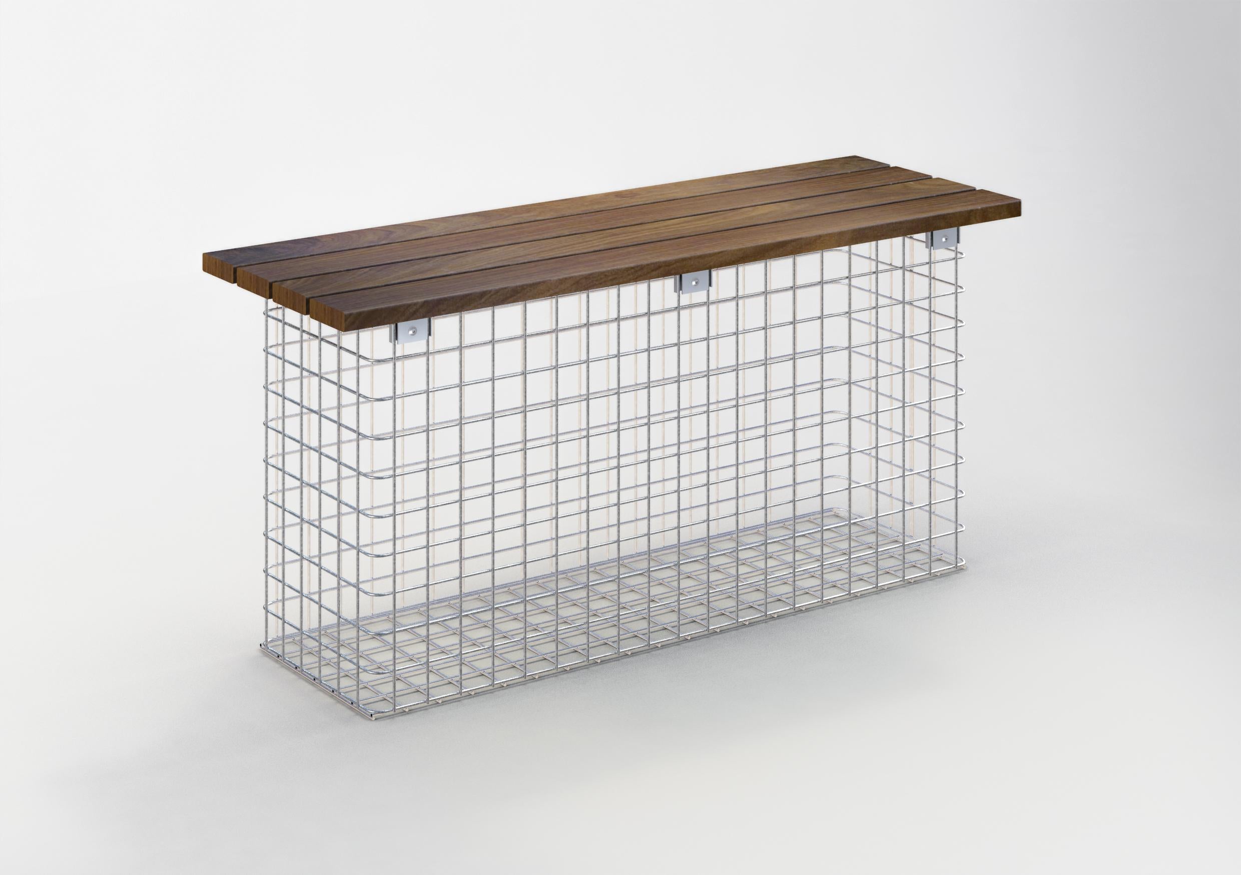 Gartenbank feuerverzinkt 102 x 50 x 52 cm