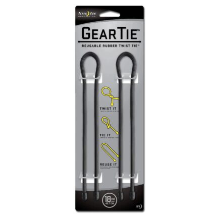 Gear Tie Original Gr.18 schwarz 2er Pack – Einsatz & Daypacks | Outdoor Militär Tactical Gear
