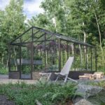 Gewächshaus für die Wandbasis | Aluminium - Gewächshaus für die Wandbasis