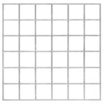 Gitter 5 x 5 cm Maschenweite