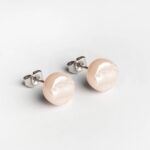 Glasohrstecker in Perlmuttoptik