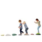 Gonge 6 Flusssteine NORDIC u. 1 Bouncing River Stone