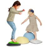 Gonge Balancierset Hügelkuppen NORDIC mit Bouncing River Stone, 4teilig