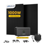 Growatt NOAH 2000 Balkonkraft Batteriespeicher Sonderangebot - 2048Wh Batterie Speicher + 2 x 500W Bifaziale Solarmodule + 800W Wechselrichter / Selbstabholung