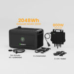 Exklusiv bei Christmas: Growatt NOAH 2000 Balkonkraft Batteriespeicher - 2048Wh Batterie Speicher + 800W Wechselrichter / Abholung Weinheim