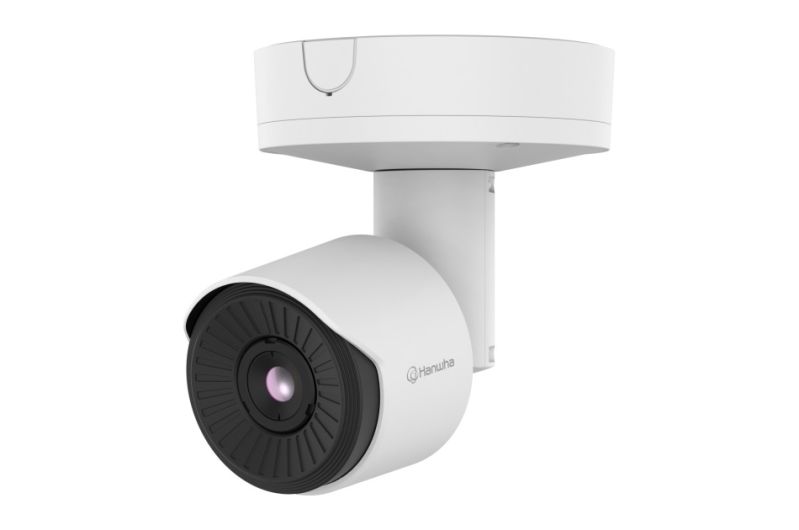 Hanwha Vision Bullet Kamera TNO-C3010TRA 4,4mm Überwachungskamera mit Auflösung. professionelle Kamera für außen