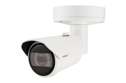 Hanwha Vision Bullet  Kamera XNO-C8083R 4,4 - 9,3mm  Überwachungskamera mit 6 Megapixel Auflösung. professionelle Kamera für außen