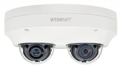Hanwha Vision Dome Kamera PNM-7002VD Überwachungskamera mit 2 Megapixel Auflösung. professionelle Kamera für außen